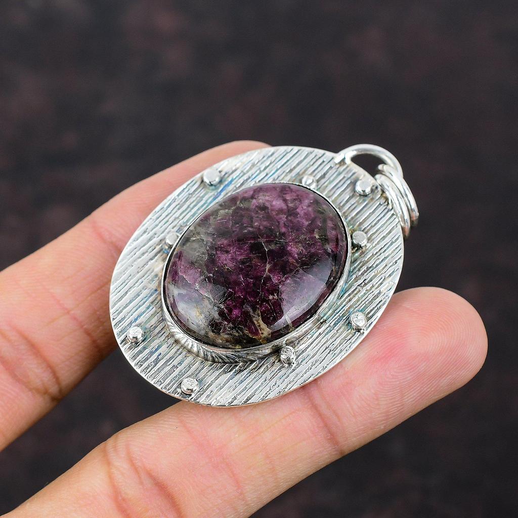 Pink Tourmaline Pendant Genuine Gemstone Jewelry 925 Sterling Silver Pendant Handmade Pendant Designer Jewelry Gift For Mom Silver Jewelry
