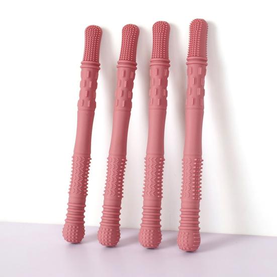 4 buc silicon chew stick alimentar grad BPA gratuit reutilizabil stres relief senzorial oral motor stick masticabil jucărie pentru nevoi speciale chewers