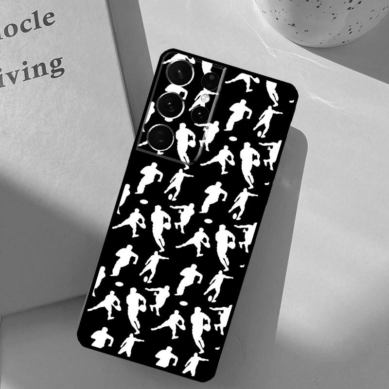 Rugby Football Sport Case For Samsung Galaxy S22 Ultra Note 20 S21 Ultra S9 S10 Note 10 Plus S20 FE Phone Cover