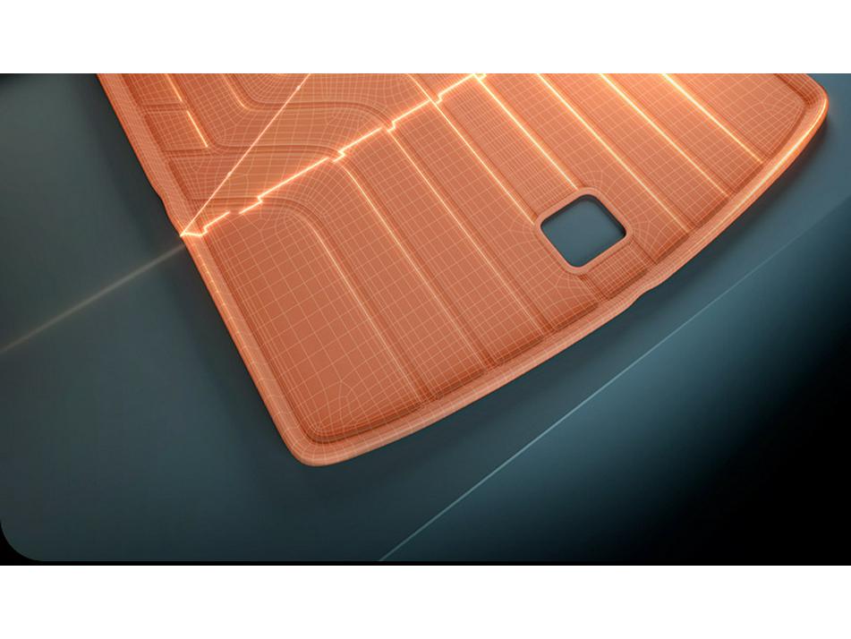 Tailored TPE Trunk Mat for Geely Galaxy M9 Six-Seater - Car Tail Box Modification Accessory