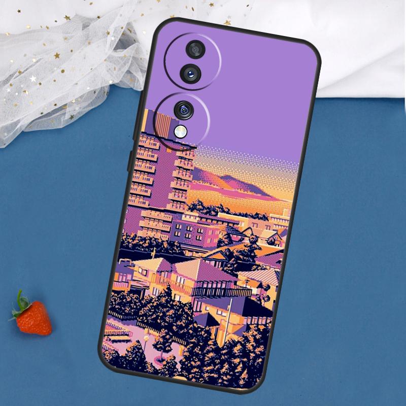 

Pixel Aesthetic Case For Honor Magic 8 7 5 6 Pro 200 400 50 70 90 Lite Win RT X8c X8b X9a X9b X9c X9d Cover Honor 200 Pro