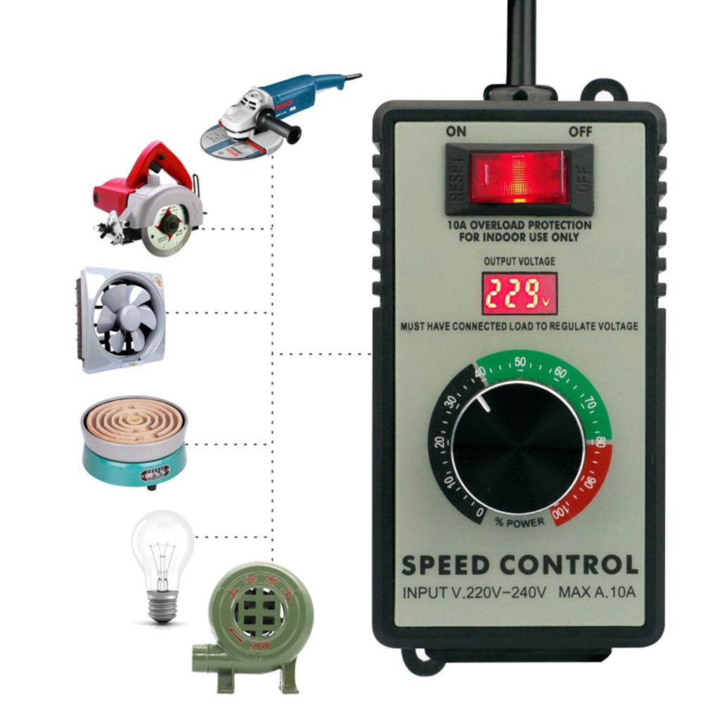 Speed Controller Efficient Power Control Speed Regulator Plastic Speed Controller Simple Installation for Angles Tool