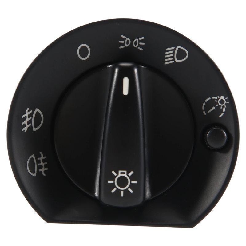 QQ-For VW Santana Quattro Headlight Control Switch Adjust Button Replacement Parts 33D941531