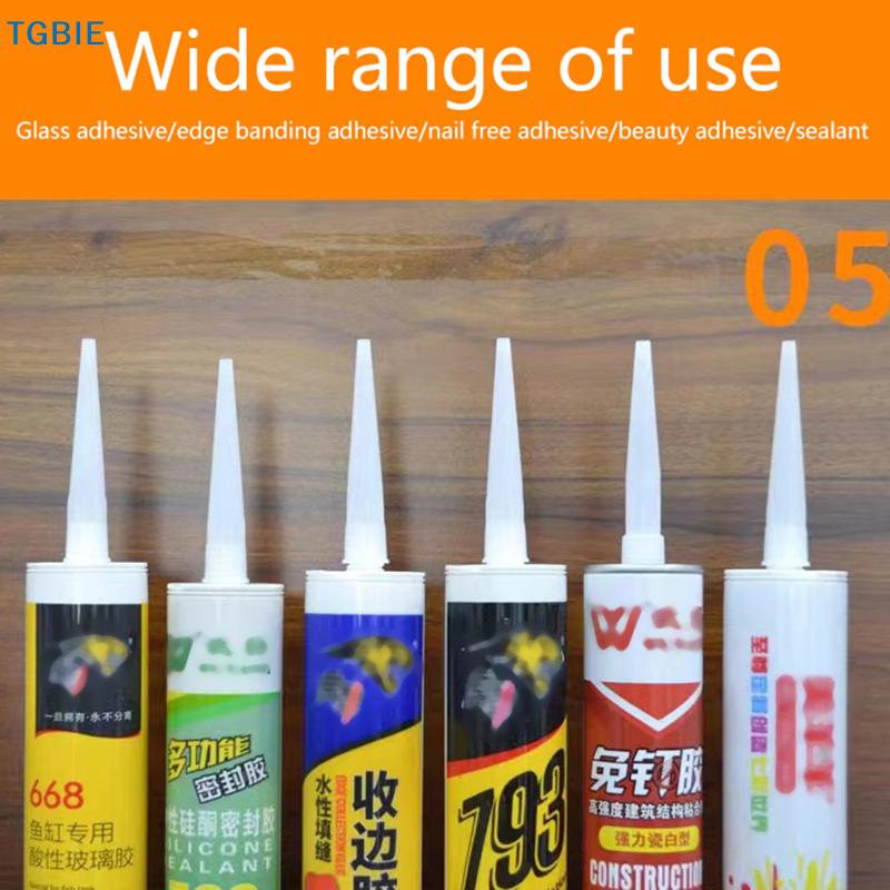 [TL][TL]20pcs Universal Caulking Gun Nozzles Glass Glue Nozzles Sealant Silicone Caulking Tips Tools