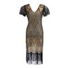 Vintage 1920s Sequin Evening Dress - High-end European & American Design