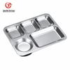 Stainless Steel Divided Meal Tray