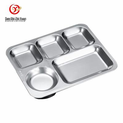 Stainless Steel Divided Meal Tray