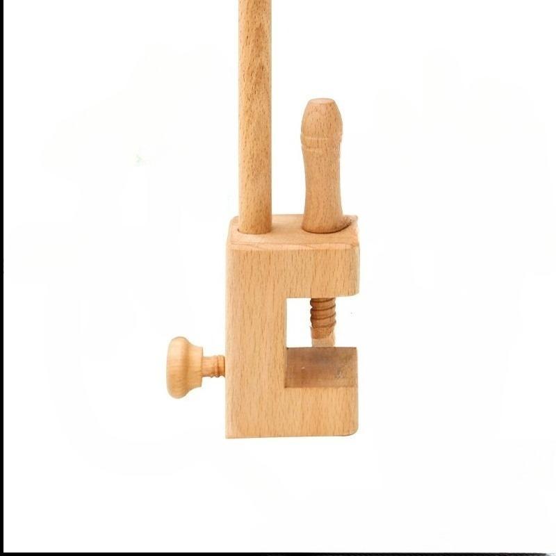 Beech Table Embroidery Rack, Embroidery Rack, Wooden, Embroidery Tools, Desktop Embedded Embroidery Rack