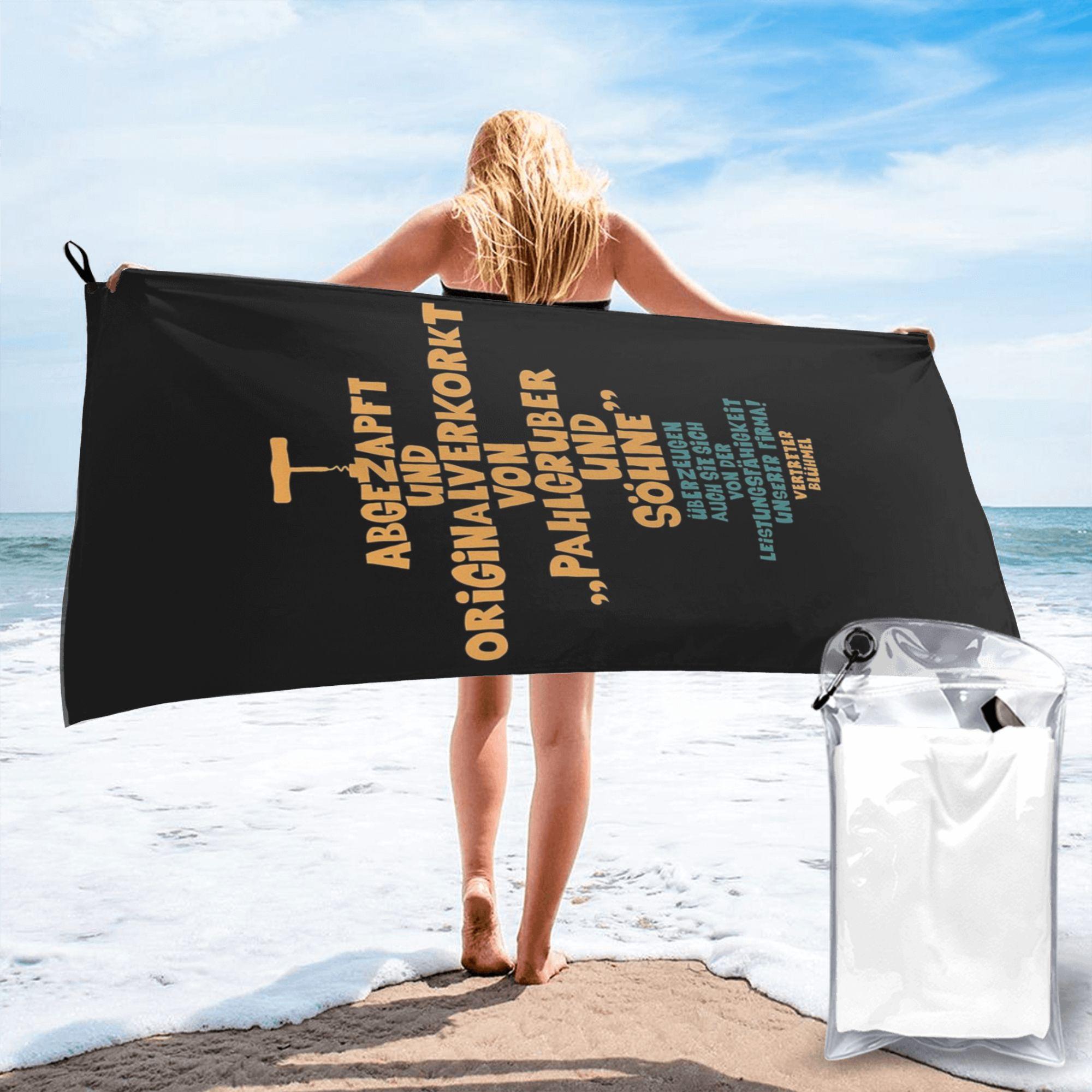 

Tapped and originally corked - Loriot - Die Nudel Beach Towel Soft Microfiber Quick Dry Absorbent Quick Towels For Bath W40*H60(CM)