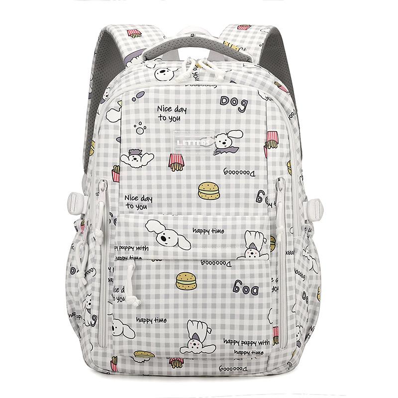 High value, fresh, sweet and cute cartoon backpack, large capacity backpack for primary and secondary school students