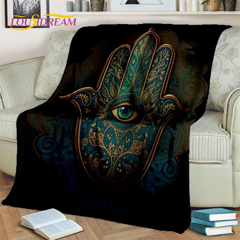 Evil Eye,Eye of Horus,Nazar Tree of Life  Blanket,Soft Throw Blanket for Home Bedroom Bed Sofa Picnic Travel Cover Blanket Kids