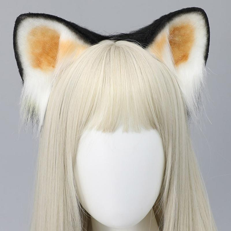 Tonåringar Plysch Mindre Panda Öra Pannband Karnevaler Cosplay Anime Karaktär Hårband