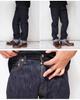 Kojima Jeans RNB-1000RZ 19oz Slub Selvedge Straight Denim Jeans, Red Line, Made In Japan One Wash, Indigo, Size 31