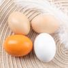 Wood Simulated Eggs, Duck Eggs, Solid Children'S Color Paintings, Graffiti, Easter Egg Play Toys