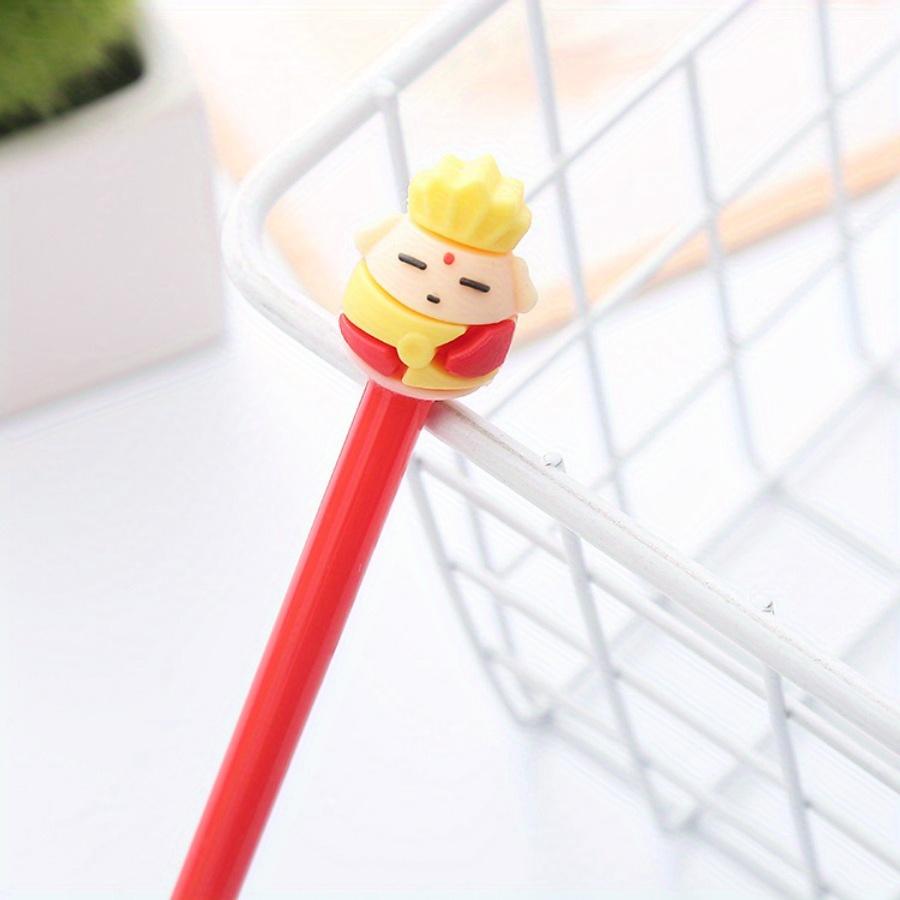 10pcs 0.5mm Creative Journey To the West Animation Gel Pen Cartoon Stationery Pen Cute Office Supplies Signature Pen