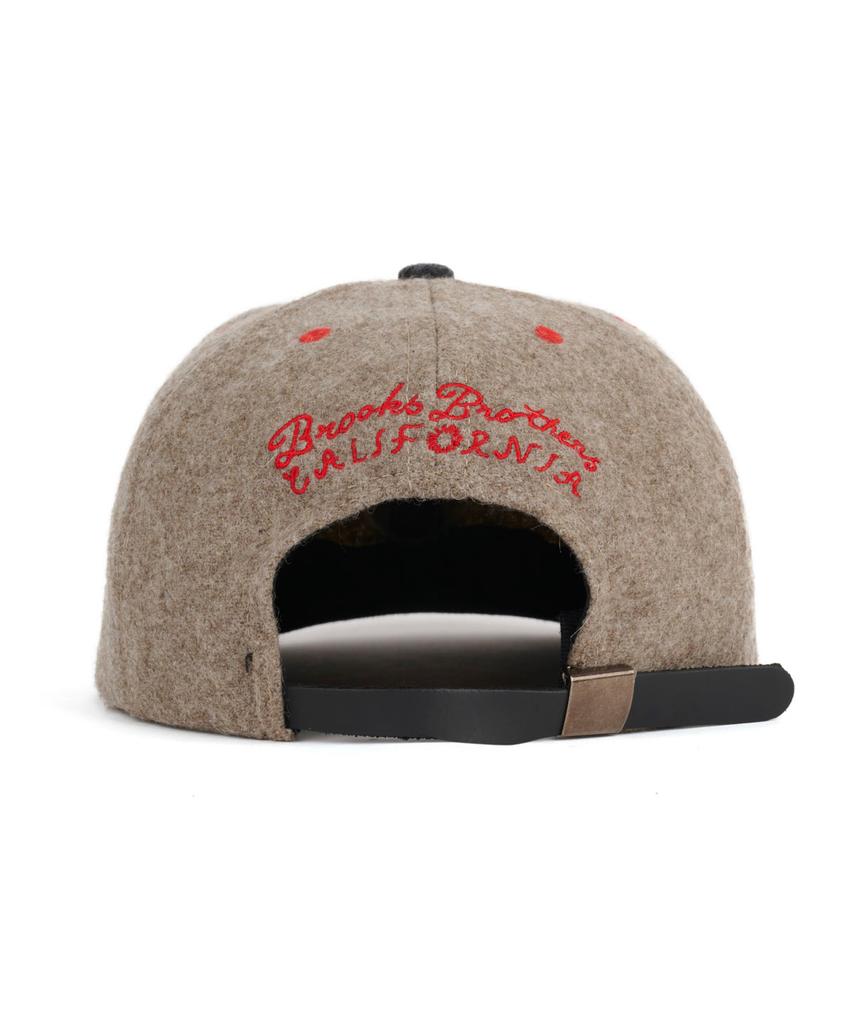 BROOKS BROTHERS [Bbxbd] California Wool Flannel Hat (Grey) (Bbacmmf511)