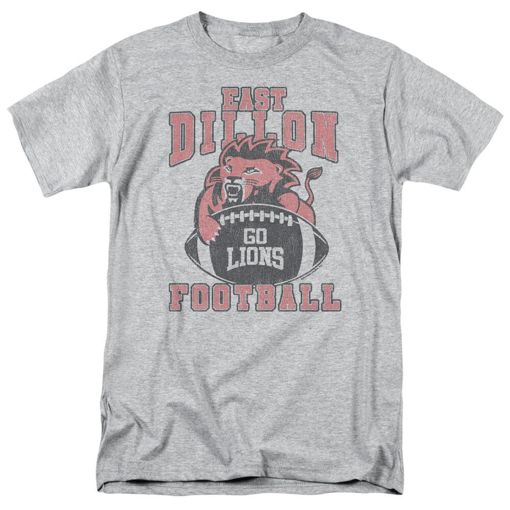 Friday Night Lights Go Lions Logo T-shirt Mens Licensed Classic TV Sport Grey S