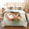 Cantante Pop Femminile Taylors Set Biancheria da Letto Stampa 3D Celebrità Swift Copripiumino Federa Kit Letto Famosa Star Copripiumino Set Letto