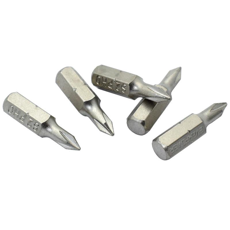 AIBOER C Series 6.3mm Phillips Screwdriver Bits, 25mm (5-Pack)
