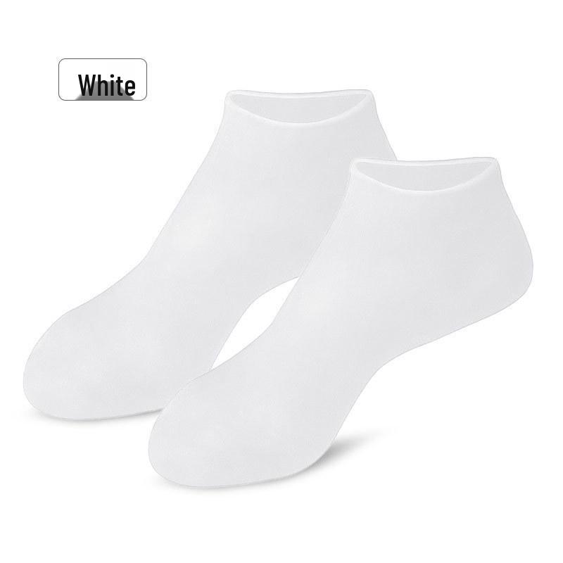 

Soft Silicone Heel Protector Moisturizing Socks - Anti-Crack Foot Mask One Size