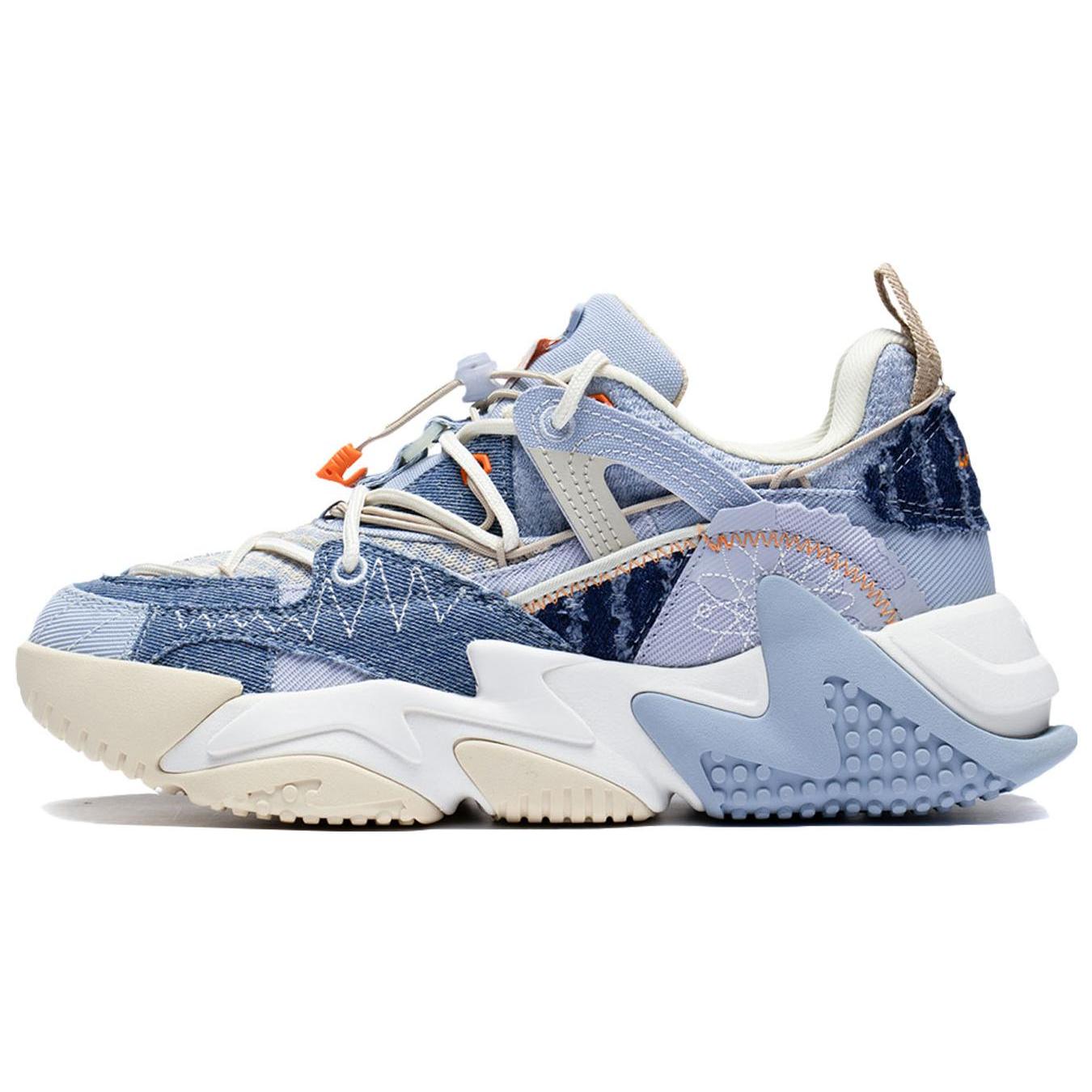 

Li Ning CF Tracing Casual Shoes Women s Low top Celestial Blue/New Aurora Blue AGLR172-4 36
