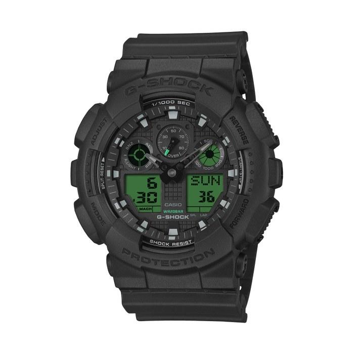 Casio G-Shock GA-100BEG-1AJF Men s Watch, Black/Green