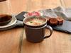 EAST table Mug Wide Mug 330cc Brown Estmarc Made in Japan Mug Modern Microwave Safe Dishwasher ti-00501