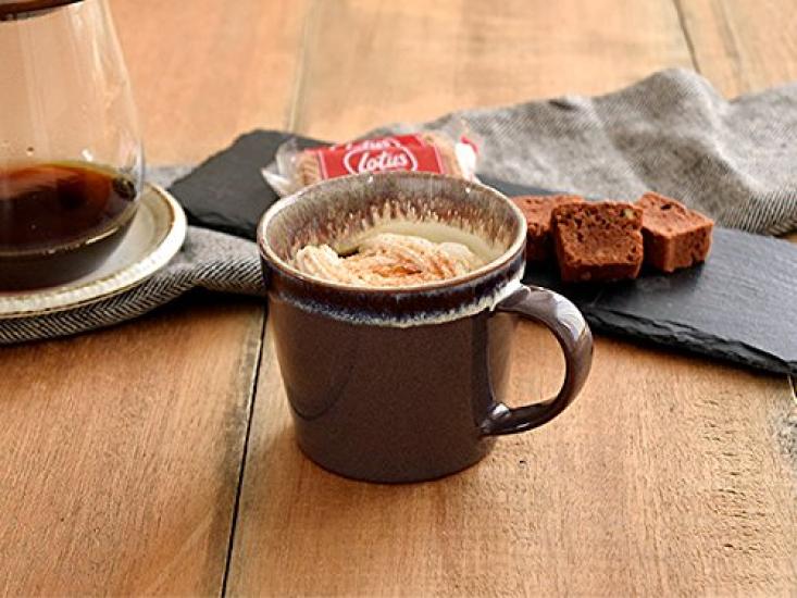 EAST table Mug Wide Mug 330cc Brown Estmarc Made in Japan Mug Modern Microwave Safe Dishwasher ti-00501