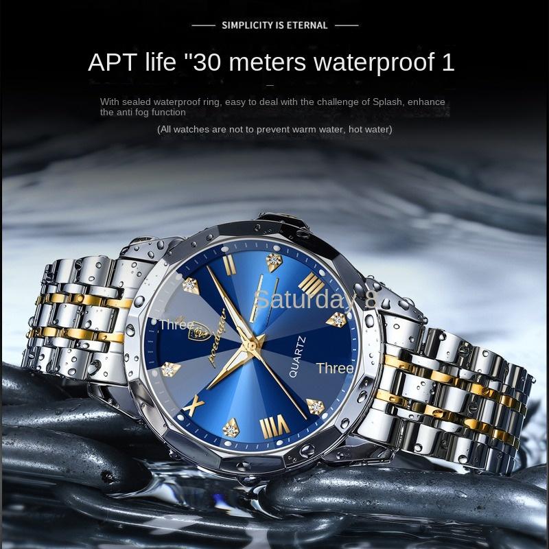Top Brand New Men's Watch Waterproof Super Luminous Luxury Fashion Quartz Watch