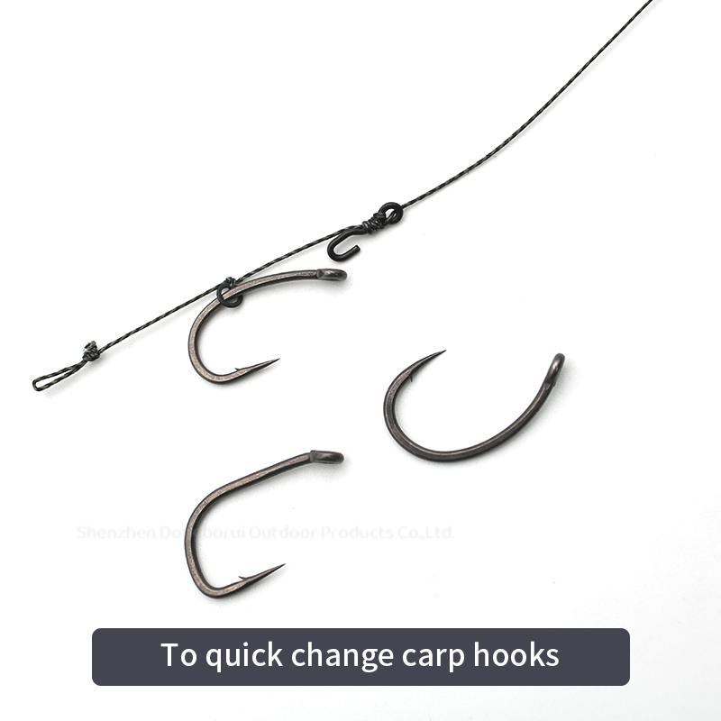 20pcs Carp Fishing Accessories Kit Hook Clip Kicker XL To Quick Change Carp Hooks For Carp Fishing Terminal Tackle