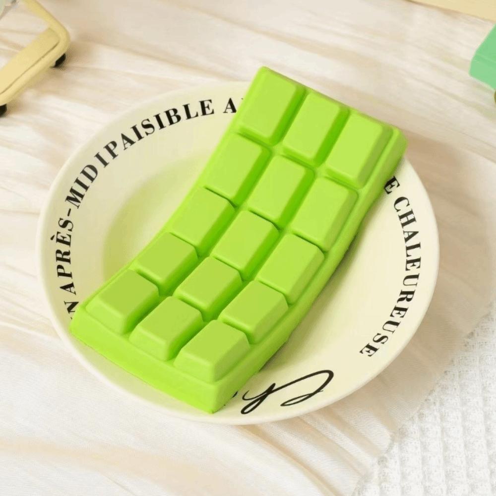 Simulierte Schokolade Langsam Aufgehendes Squishy Weiche Textur Langsame Rückfederung Fidget Knetspielzeug Handentspannung