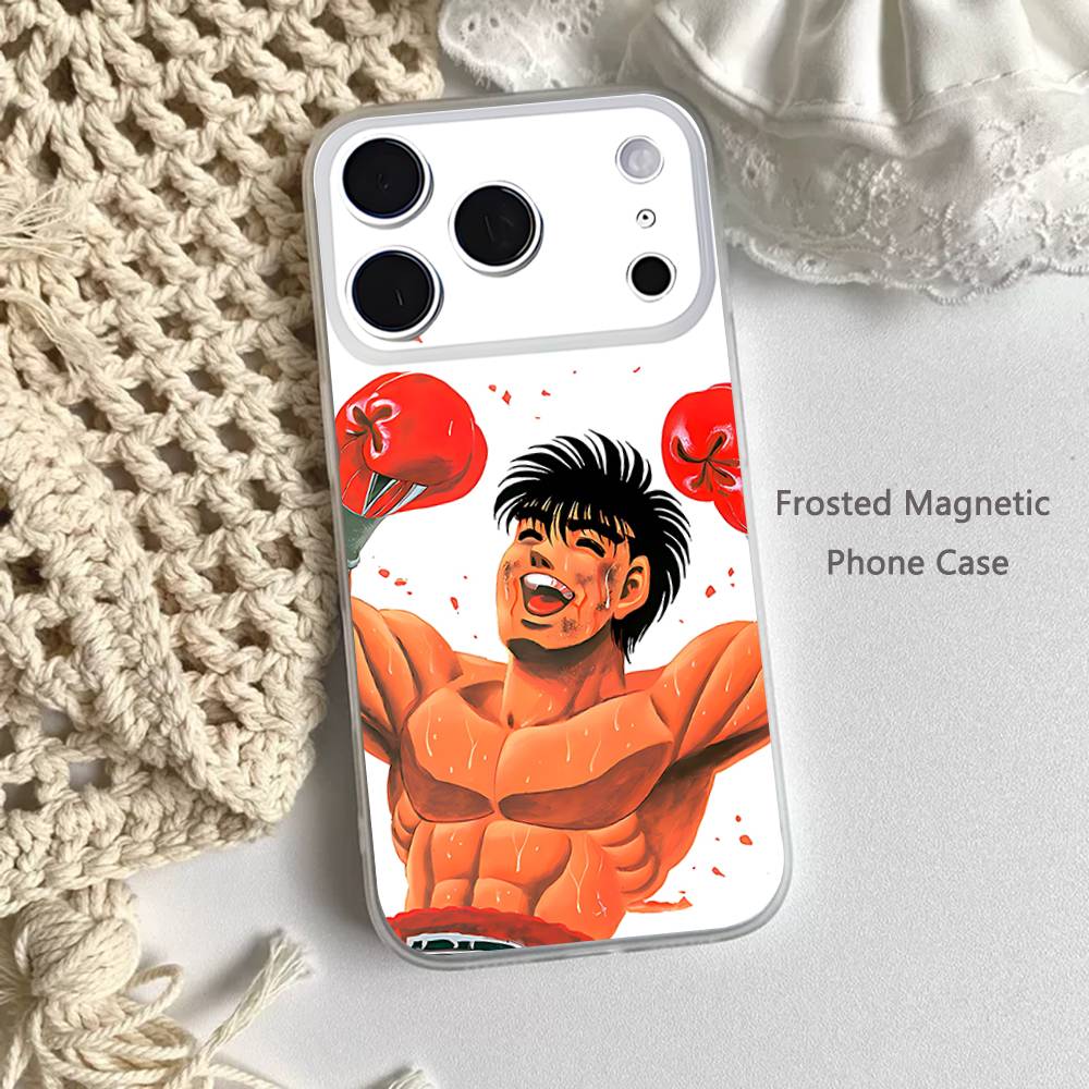Hajime No I-Ippo Makunouchi Phone Case For iPhone 17,16,15,14,13,12,11 Pro,Max,Plus,Mini,Air,E Magnetic Frosted Clear
