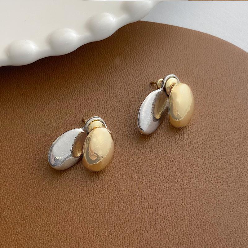 Eco-Friendly Teardrop Two-Strap Earrings - Minimalist Style for Women