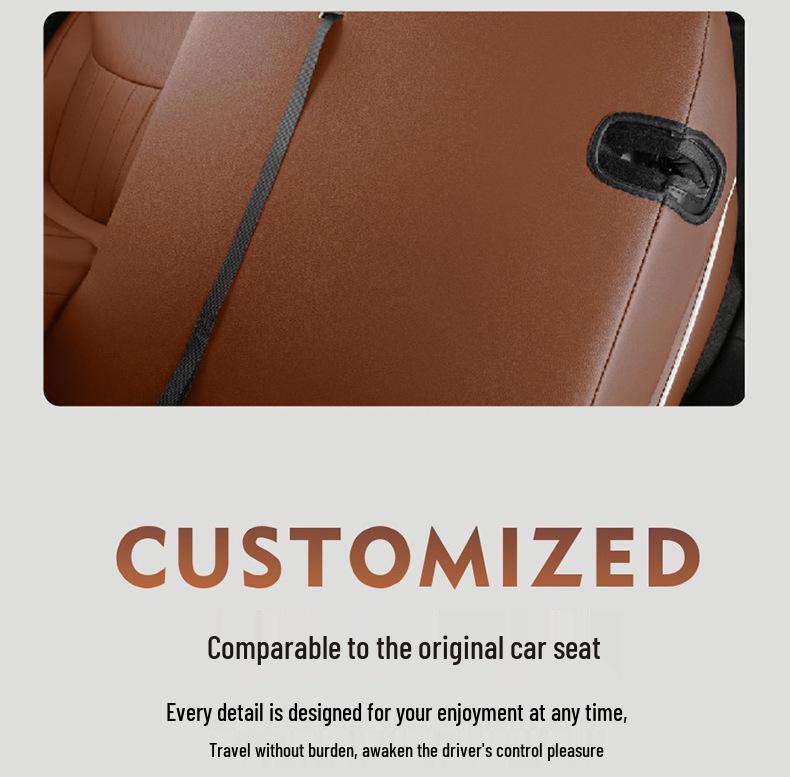 Wuling Bingo All-Season Leather Car Seat Cover - Universal Fit, Full Surround Design