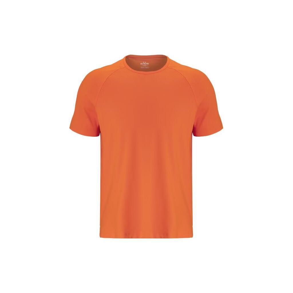 Under Armour T Shirts Men's Orange Crew Neck Moderate Straight Fit 1378988-800