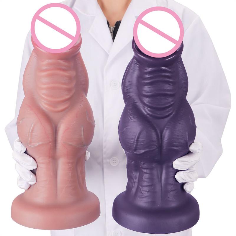 85-105mm Huge Anal Dildos Monster Muscles Fake Penis Realistic Silicone Thick Dildo for Women Men 18+ Sex Toys Prostate Massage