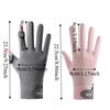 Waterproof Ice Silk Riding Gloves Non-Slip Summer Driving Mittens Sun Protection Gloves  Cycling
