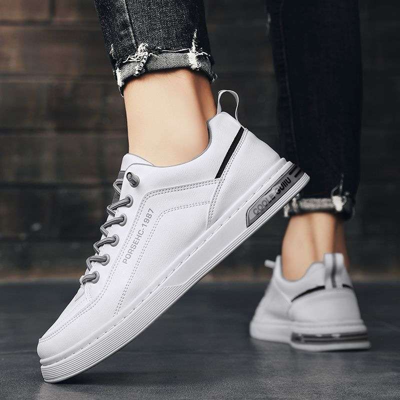 

Men s shoes summer breathable thin mesh hollow summer mesh sports leisure board shoes men s white shoes men s 39