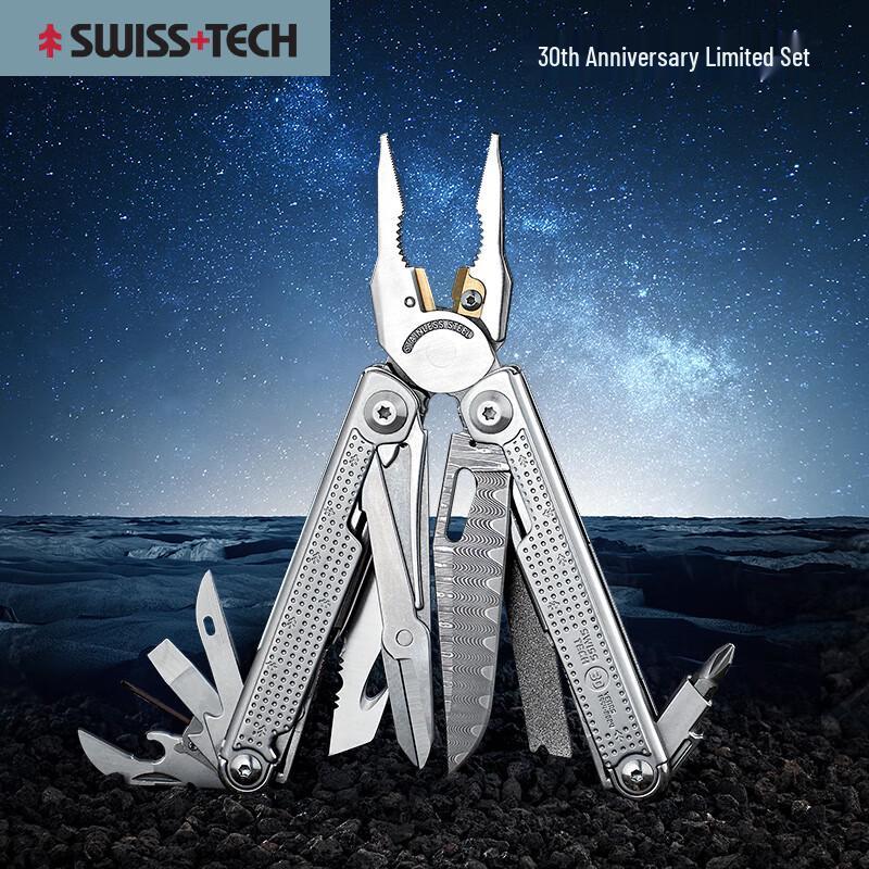 Sheffield Swiss Tech Damascus Multi-Tool Pliers