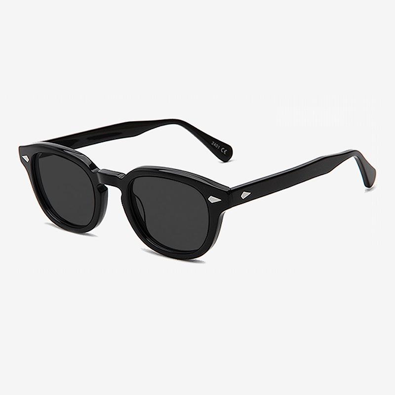 Retro Oval Sunglasses: High-End Fashion with Sunscreen Protection for Women