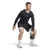 Adidas Techfit Long Sleeve Black Size L Men's T-Shirt, KVF02, (JE6702),