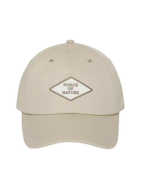 BBC EARTH Diamond Slogan Ball Cap_Beige