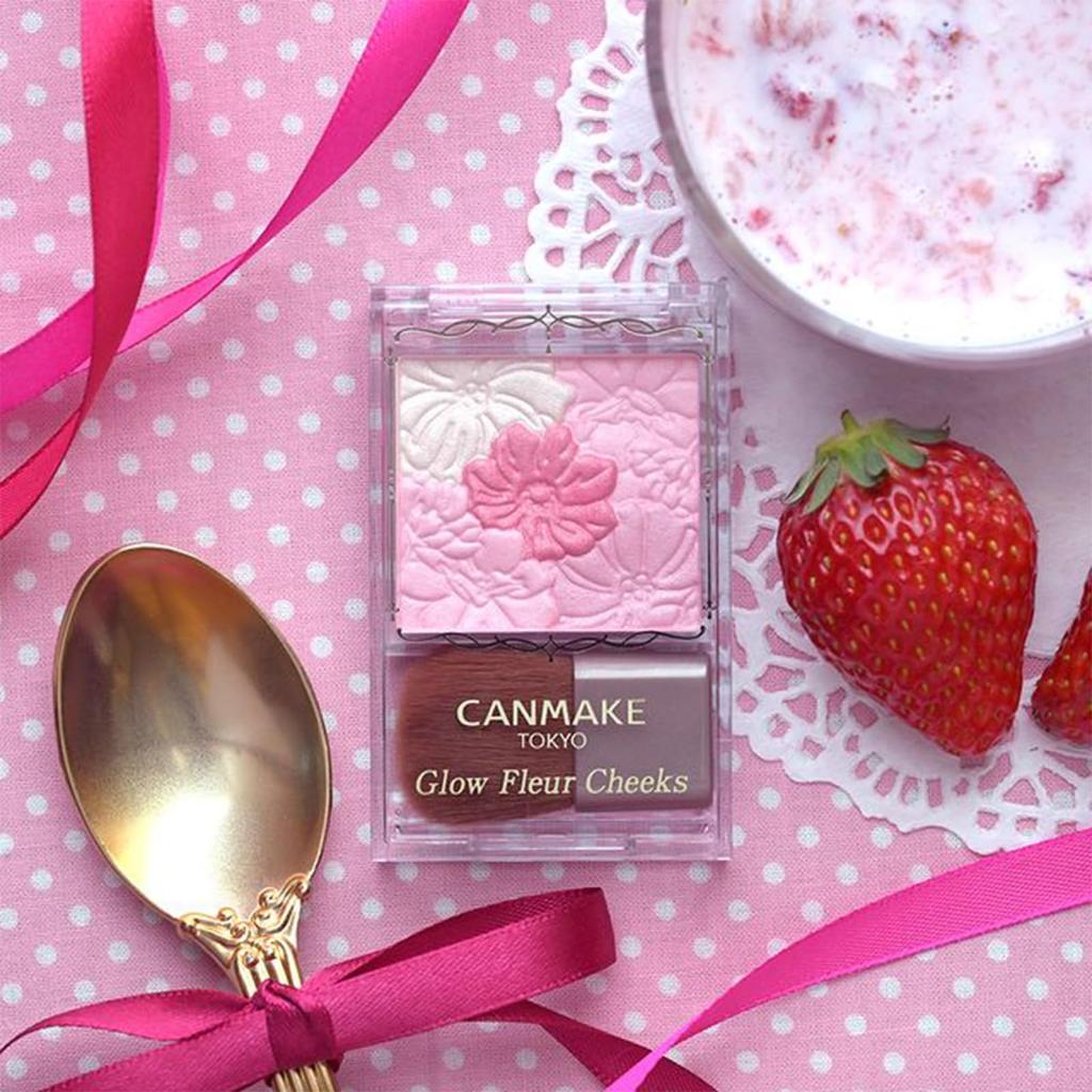 Canmake Powder Glow Fleur Cheeks 03 Fairy Orange Fleur 6.3g