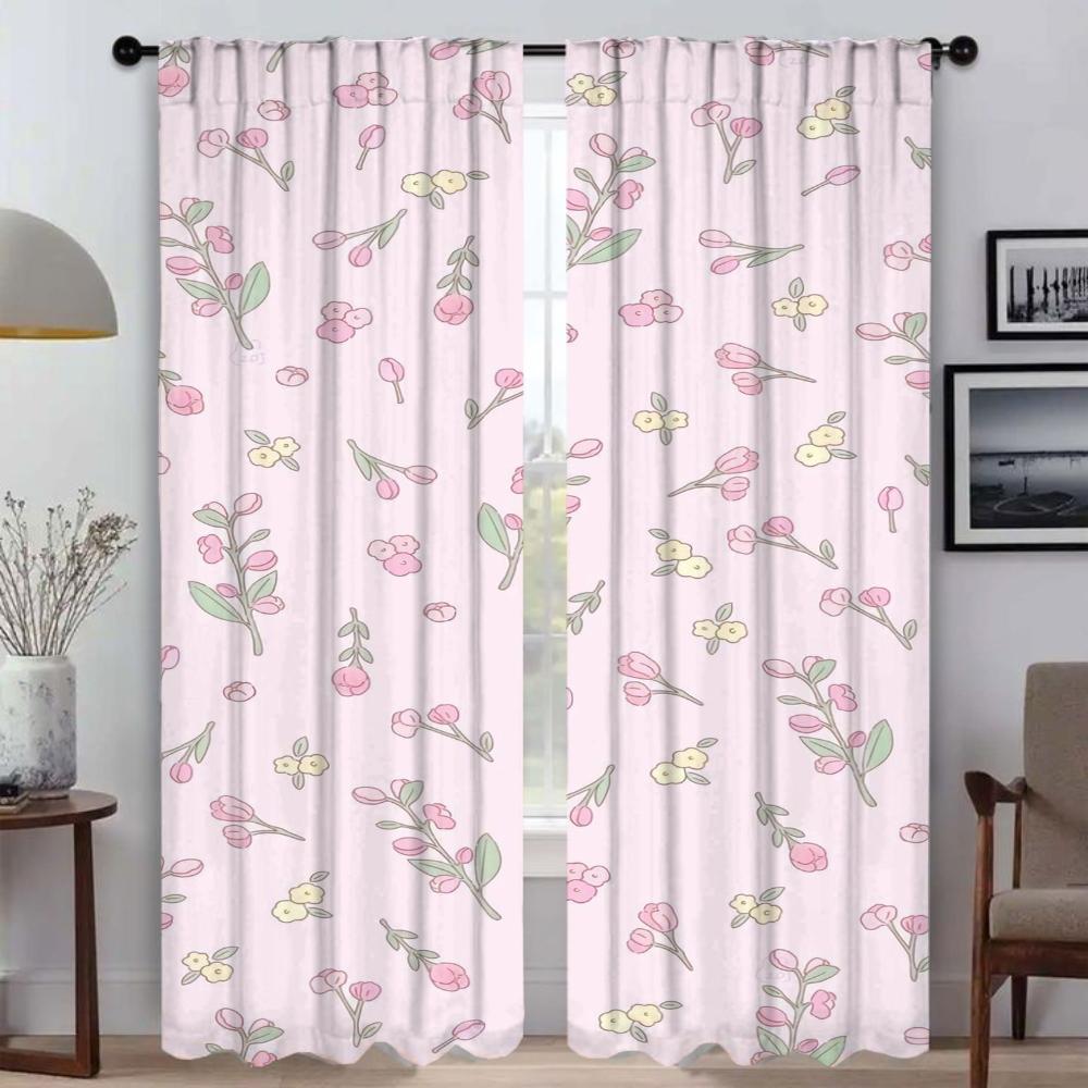 

Домашний интерьер Шторы 2 шт. Много цветов Тюль для спальни Оконная занавеска Разделитель Гостиная Шторы Шторы Жалюзи W50xH70cmx2pcs-CL