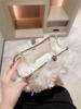 Lady Spring Summer White Wedding Bag Flower Design Romantic Bridal Bag Clutch Prom Bag Party Bag Evening Bag Dress Bag Chain Bag Wine Handbag