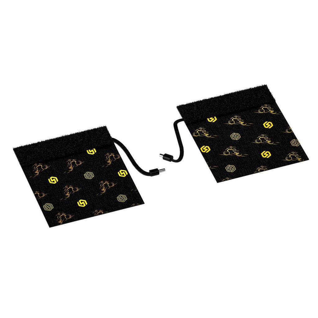 Heated Hand Grips Pad Multi-Temperature 12V Handlebar Heater For Motorcycle