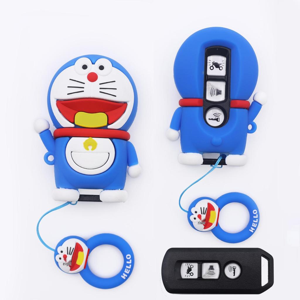 Cat Paw Cartoon Key Cover for Yamaha & Honda Motorcycles