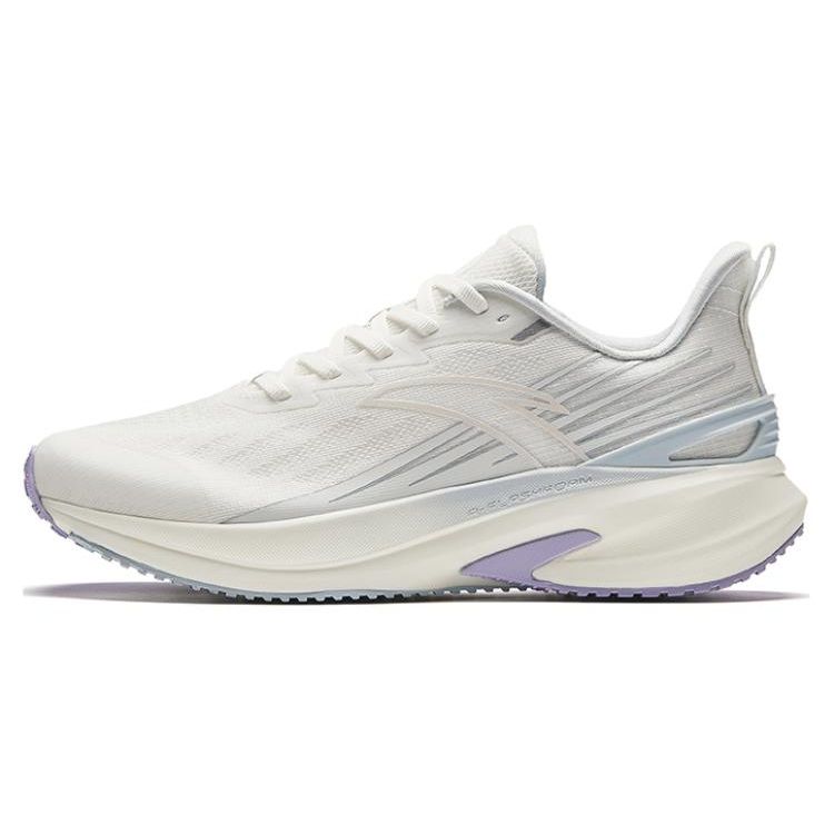 Anta Lingpao 4 Women Low Top Running Shoes White Purple 122425585-1 36