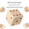 Large 7cm Wooden Dice for Board Games - Hot Stamped Pips