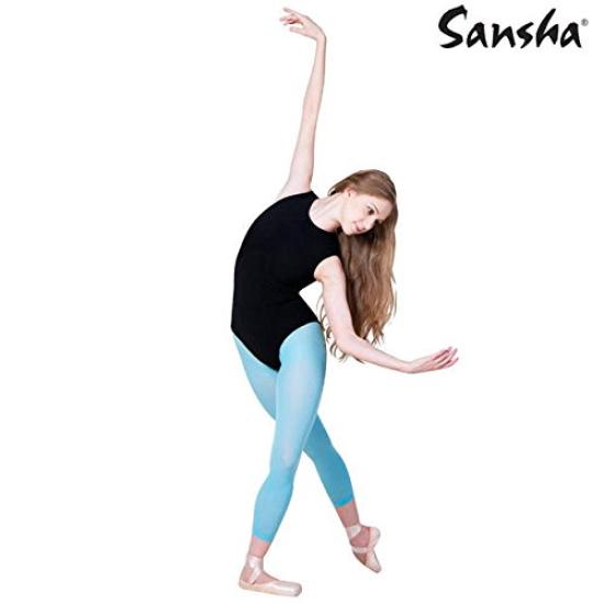 Sansha Ballet Footless T96 and Supportive Tights, Leggings, Stretchy, Durable,